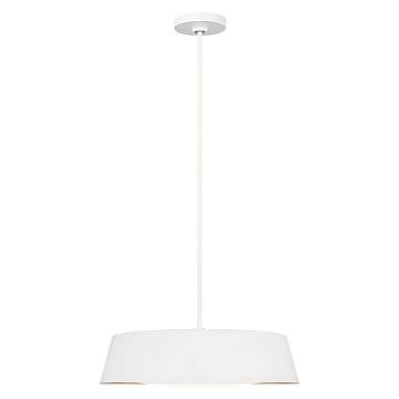 Lampadario Contemporaneo Asher Acciaio Bianco Opaco Vetro 5 Luci E14