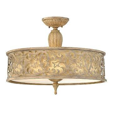 Lampadario Contemporaneo Carabel In Acciaio Beige Champagne Vetro 3 Luci E27