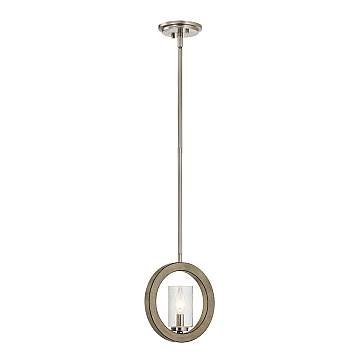 Sospensione Industrial Nordica Grand Bank Acciaio Grigio Antico Vetro 1 Luce E14