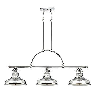 Lampadario Industrial Nordico Emery Metallo Argento Imperiale 3 Luci E27