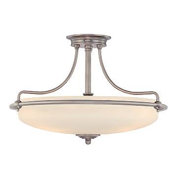 Lampadario Contemporaneo Griffin Metallo Cromo Lucido 4 Luci E27