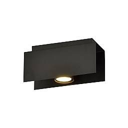 Plafoniera Moderna 1 Luce Kenno In Acciaio Nero