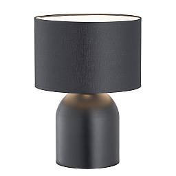 Lampada Da Tavolo Nordica Aspen 1 Luce In Acciaio Nero