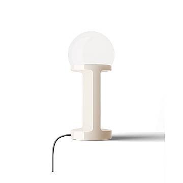 Lampada Da Tavolo Classica Habea Ceramica Crema 1 Luce E14