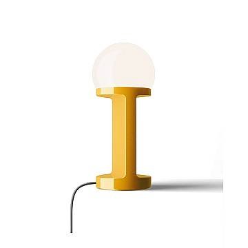 Lampada Da Tavolo Classica Habea Ceramica Giallo 1 Luce E14