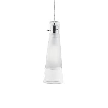Sospensione Moderna Kuky Vetro Trasparente 1 Luce E27