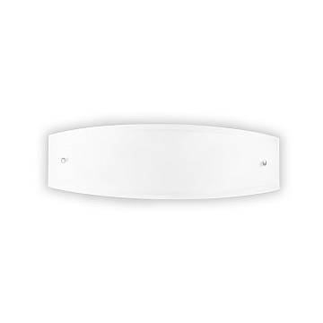 Applique Moderna Ali Vetro Bianco 2 Luci E27
