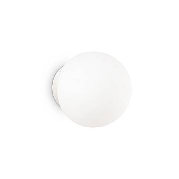 Applique Moderna Mapa Vetro Bianco 1 Luce G9 3W 3000K Luce Calda