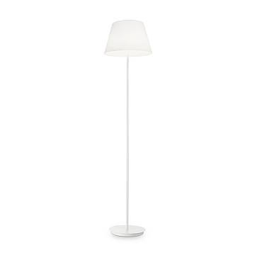 Piantana Moderna Cylinder Metallo Bianco 2 Luci E27