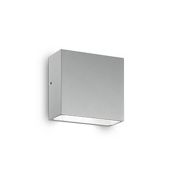 Applique Moderna Tetris-1 Alluminio Grigio 1 Luce 3W 3000K Luce Calda