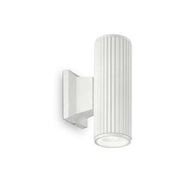 Applique Moderna Base Alluminio Bianco 2 Luci 5W 4000K Luce Naturale