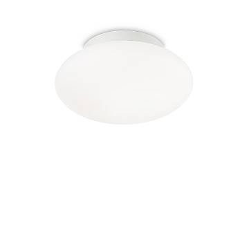 Plafoniera Moderna Bubble Alluminio-Materie Plastiche Bianco 1 Luce E27