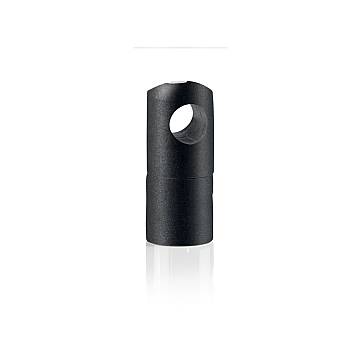 Supporto Distanziatore Cavo Metallo Nero 15X30Mm