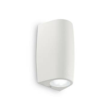 Applique Moderna Keope Materie Plastiche Bianco 1 Luce Gu10