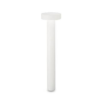 Piantana Moderna Tesla Alluminio Bianco 4 Luci 3W 3000K Luce Calda H80Cm