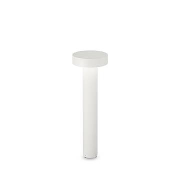 Piantana Moderna Tesla Alluminio Bianco 4 Luci 3W 3000K Luce Calda H60Cm