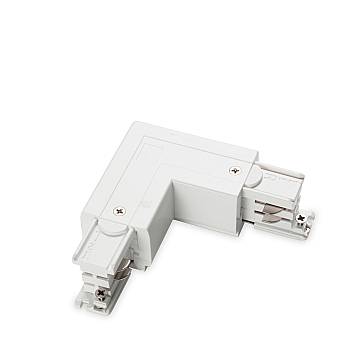 Connettore Principale E Destro On-Off Link Alluminio Bianco