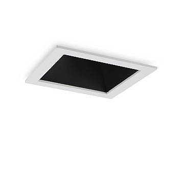 Faretto Incasso Moderno Game Square Alluminio Bianco E Nero Led 11W 3000K