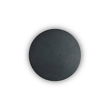 Applique Moderna Cover Alluminio Nero Led 9,5W 3000K Luce Calda D15Cm