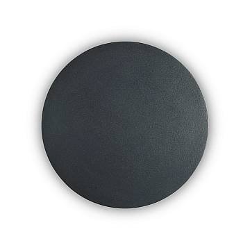 Applique Moderna Cover Alluminio Nero Led 11W 3000K Luce Calda D20Cm