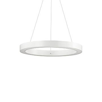 Sospensione Moderna Oracle Alluminio-Plastiche Bianco Led 28W 3000K D50Cm