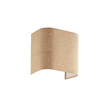 Paralume In Pvc Moderno Gea Tessuto Canvas Beige