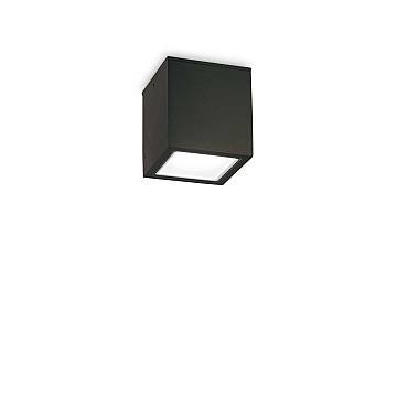 Plafoniera Moderna Techo Metallo Nero 1 Luce Gu10 Small