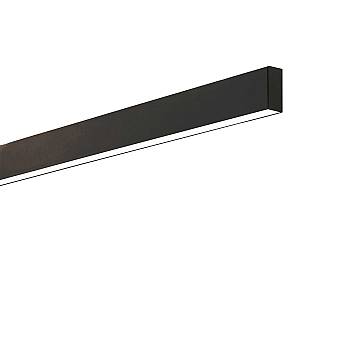 Lampada Lineare Steel Alluminio Nero 2 Luci Led 36W 4000K Luce Naturale