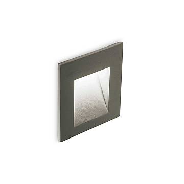 Corpo Luce Incasso Alluminio Antracite Led 2W 3000K Luce Calda