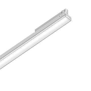 Proiettore Lineare Display Metallo Bianco Led 21W 4000K Luce Naturale