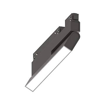 Sistema Magnetico Flessibile Ego Alluminio Nero 1 Luce 7W 3000K Dali Luce Calda