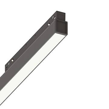 Supporto Lineare Binario Dali Ego Wide Alluminio Nero Led 13W 3000K Luce Calda