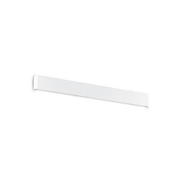 Applique Moderna Delta Metallo Bianco Led 30W 3000K Luce Calda