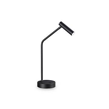 Lampada Da Tavolo Contemporanea Easy Metallo Nero Led Integrato 3,5W 3000K Ip20