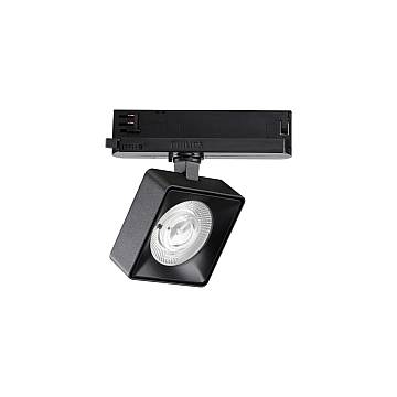 Proiettore Square Pov Metallo Nero 1 Luce 22W 3000K Luce Calda