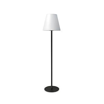 Piantana Da Terra Contemporaneo Arcadia Metallo Nero 1 Luce E27 42W Ip65