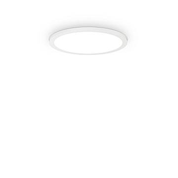 Plafoniera Moderna Fly Alluminio-Materie Plastiche Bianco Led 18W 3000K D35Cm