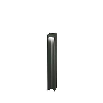 Piantana Moderna Kurt Metallo Nero Led 12W 3000K Luce Calda