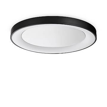 Plafoniera Contemporanea Planet Metallo Nero Led Integrato 33W 3000K Ip20