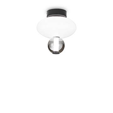 Plafoniera Contemporanea Lumiere Metallo Nero Led 18W 3000K Ip20