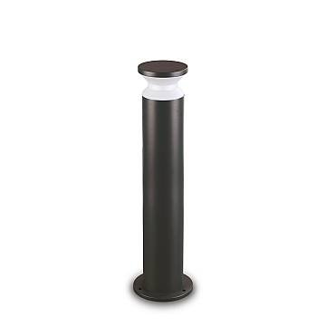 Piantana Da Terra Contemporaneo Torre Alluminio Nero 1 Luce E27 15W Ip44