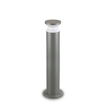 Piantana Da Terra Moderna Torre Alluminio Grigio 1 Luce E27 15W Ip44