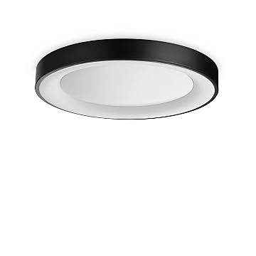 Plafoniera Contemporanea Planet Metallo Nero Led Integrato 28W 3000K Ip20