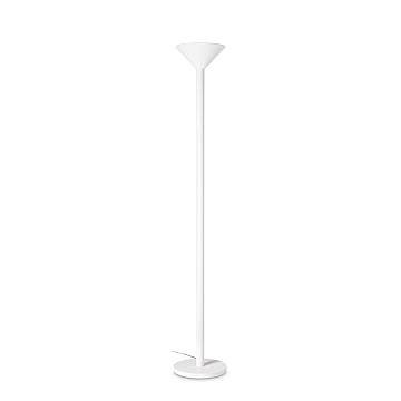 Piantana Da Terra Contemporanea Mix Metallo Bianco 1 Luce E27 42W Ip20