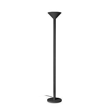 Piantana Da Terra Contemporanea Mix Metallo Nero 1 Luce E27 42W Ip20