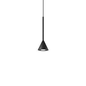 Lampada A Sospensione Contemporanea Archimede Metallo Nero Led 4W 3000K