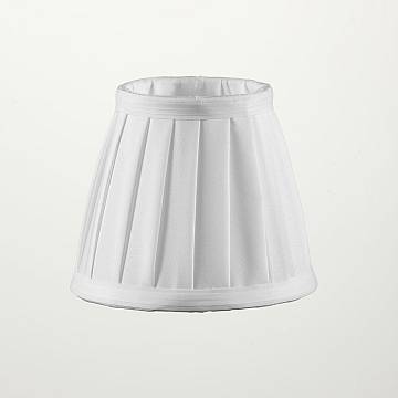 Paralume Moderno Lampshade Tessuto Bianco