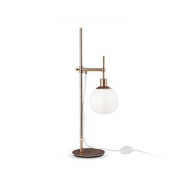 Lampada Da Scrivania Contemporanea Erich Struttura Metallo Ottone 1 Luce