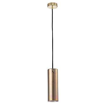 Sospensione Contemporanea Gioia Metallo Oro 1 Luce Diffusore Vetro Oro