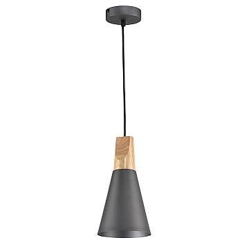 Sospensione Minimal Bicones Metallo Nero Oro 1 Luce